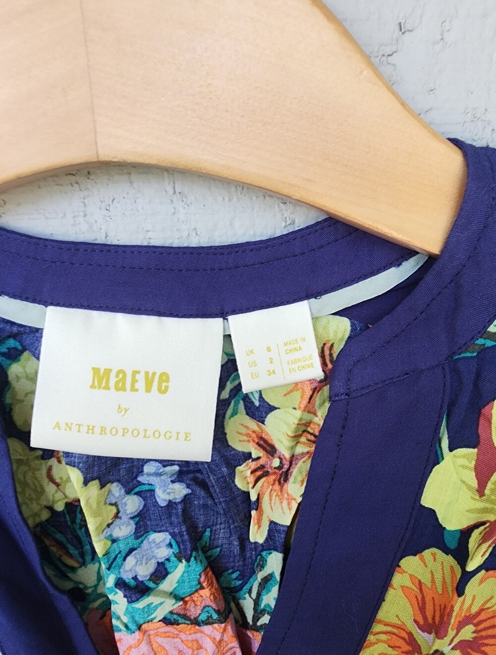 Anthropologie Maeve Melange Floral Top - Picture 3 of 10